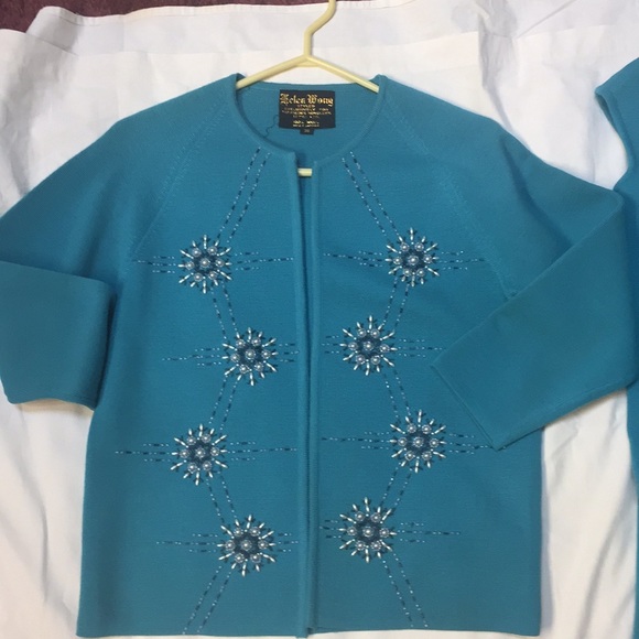 Vintage Helen Wong Three Woollen suit 3piece - Picture 3 of 14